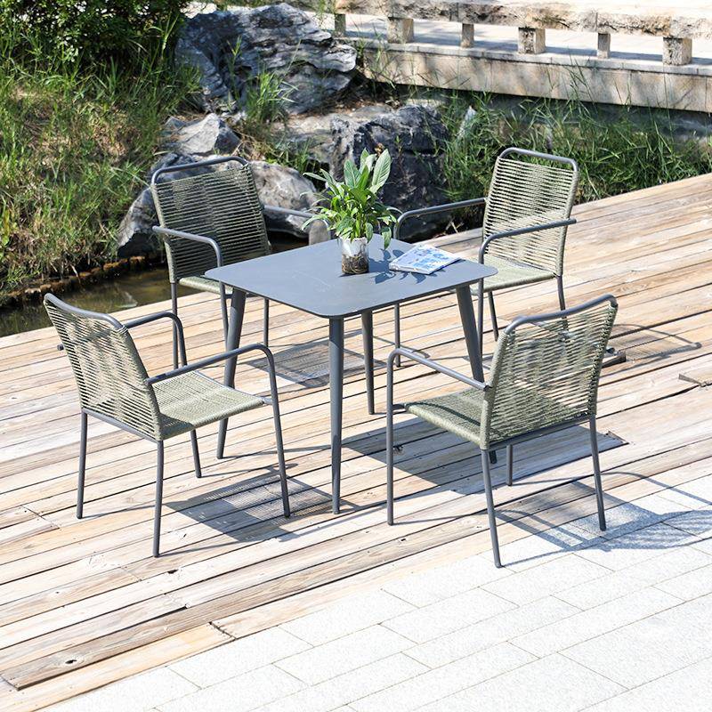 厂店家休闲室外绳椅庭院花园酒阳24060402水台防防晒组合户外藤编