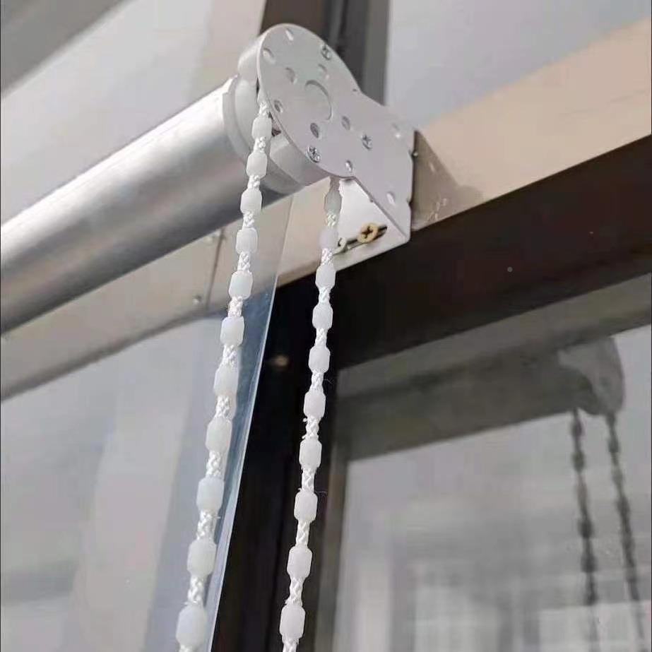 透明帘手拉珠升降防水动防卷尘冷气暖气隔断PV帘C软HXZ阳台防雨瞬