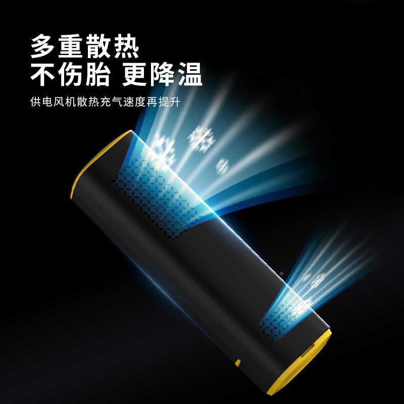 智能车线充气泵无348应急照明多功能数显便携电式载汽车轮胎动打