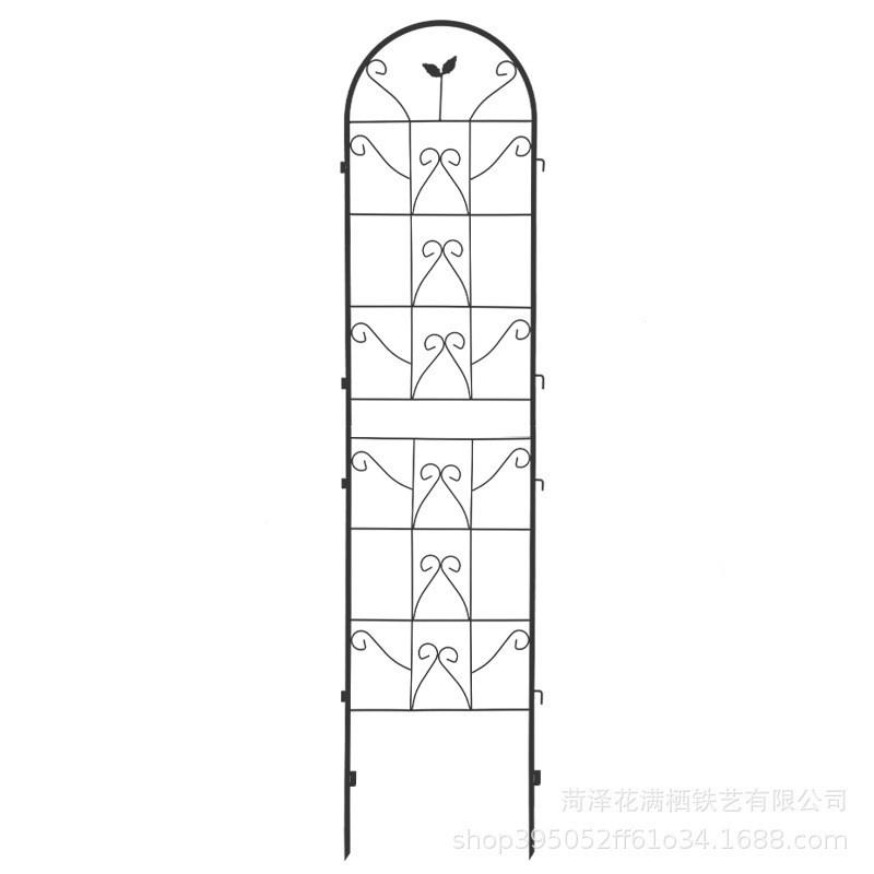 意艺庭植物攀爬架户外铁花架院创简约装饰屏风铁线莲蔷HMQ-9.8薇