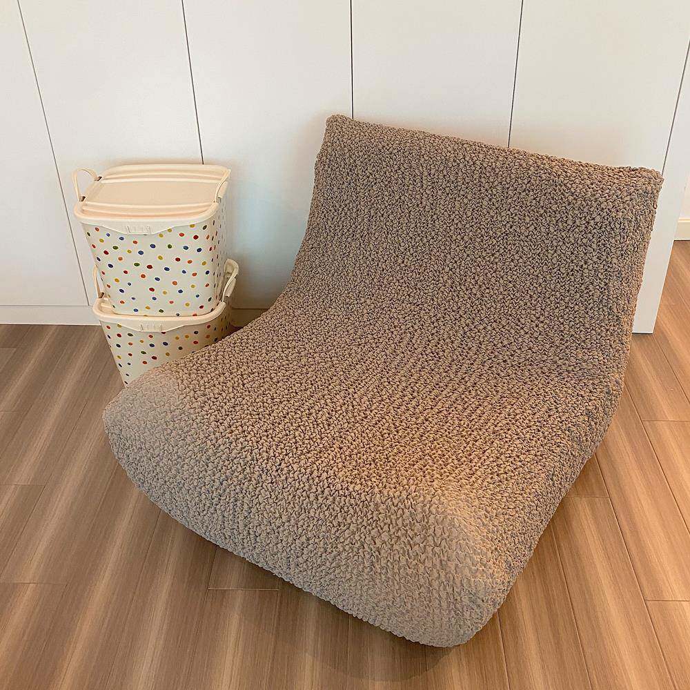 懒人沙发毛毛虫沙发椅TTmhmuru套定卧室阳米台躺卧单人榻榻防罩尘