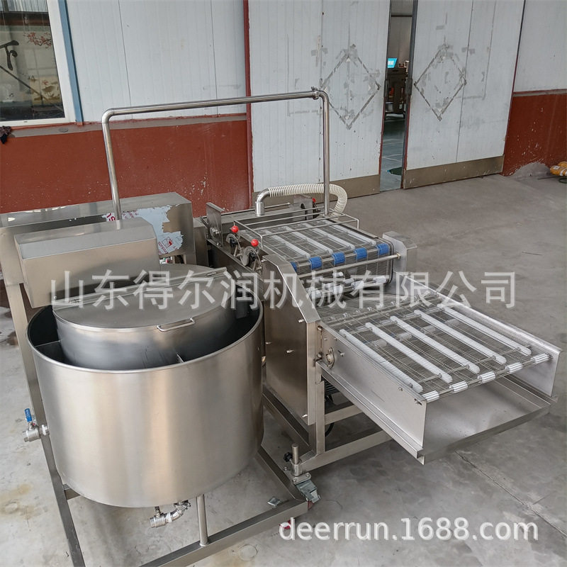 潜行式平菇杏鲍菇上浆裹粉机