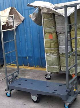 超市商补货车六轮上物货车窄巷道推车超理货车通道挺台车91033拆