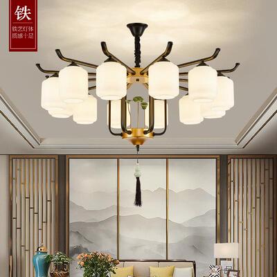 东中山46011具新中式客厅灯现代简2025新款卧室饭广灯厅饭约店包