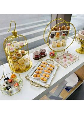 婚庆白色架甜品户蛋外婚礼糕架套装小清糕新蛋下午茶点F97MMJ9H心
