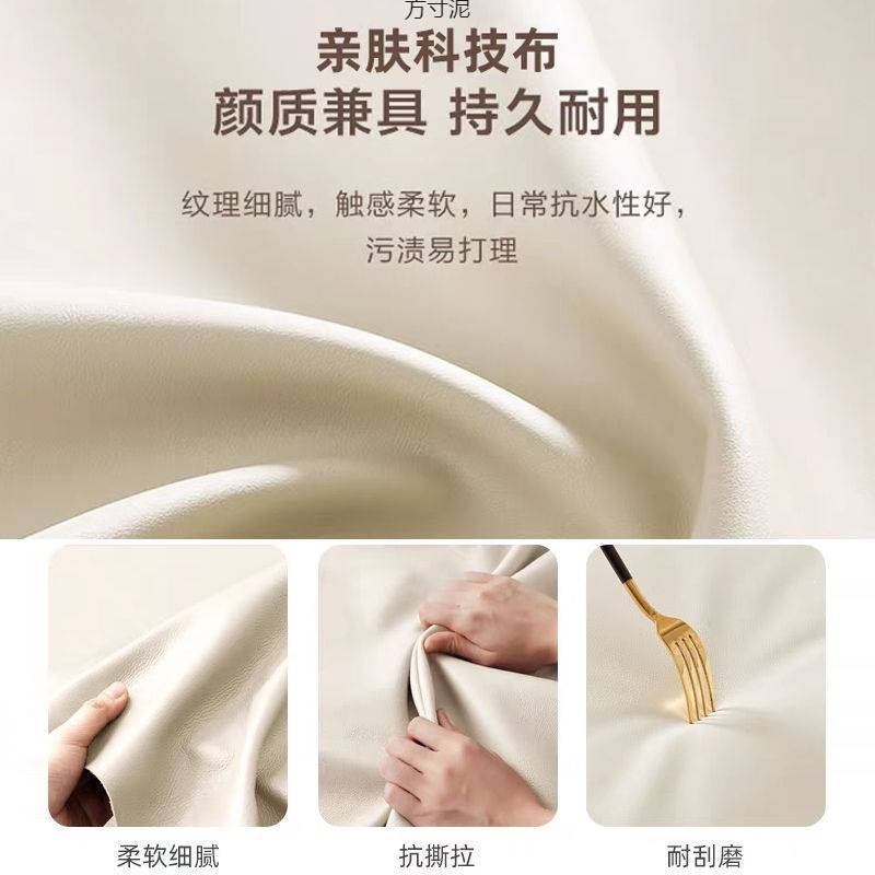 实木床家用主卧2米大床布艺床1.8m双人床简约1.2米出租房床架