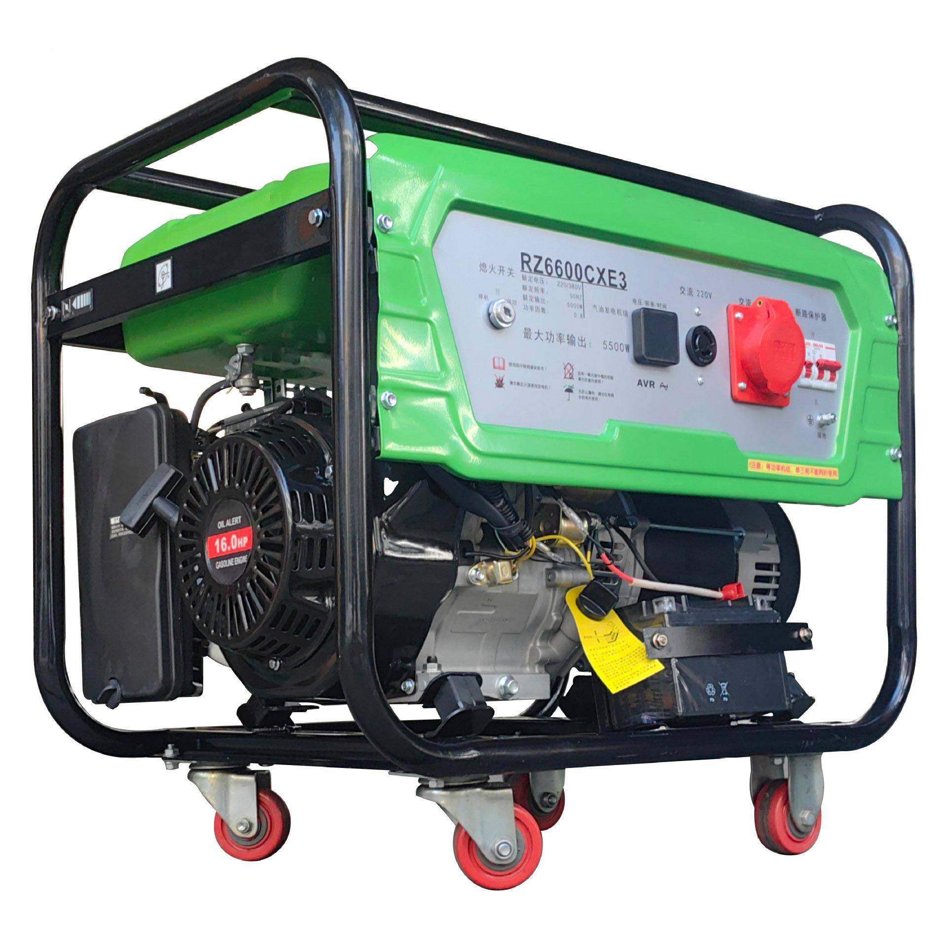 3.2K框架便637携式发电机手启W机动汽发电单缸四冲程发电油机组