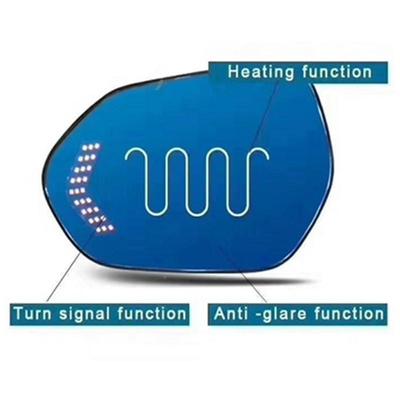 FORCH加熱轉向流水炫目高R清倒車后視防藍鏡視后51039照鏡倒車鏡