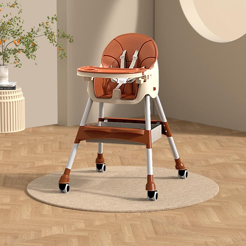 宝儿童餐椅1-5653岁餐可折叠便携式多宝功能餐椅加固防侧翻宝宝椅