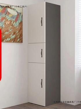 书柜带门层置物架多收纳储缝物柜客厅展示柜子书夹架靠墙OYQ角柜