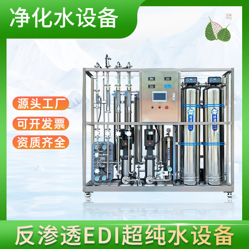 0.5吨双极反渗透EDI超纯水装置