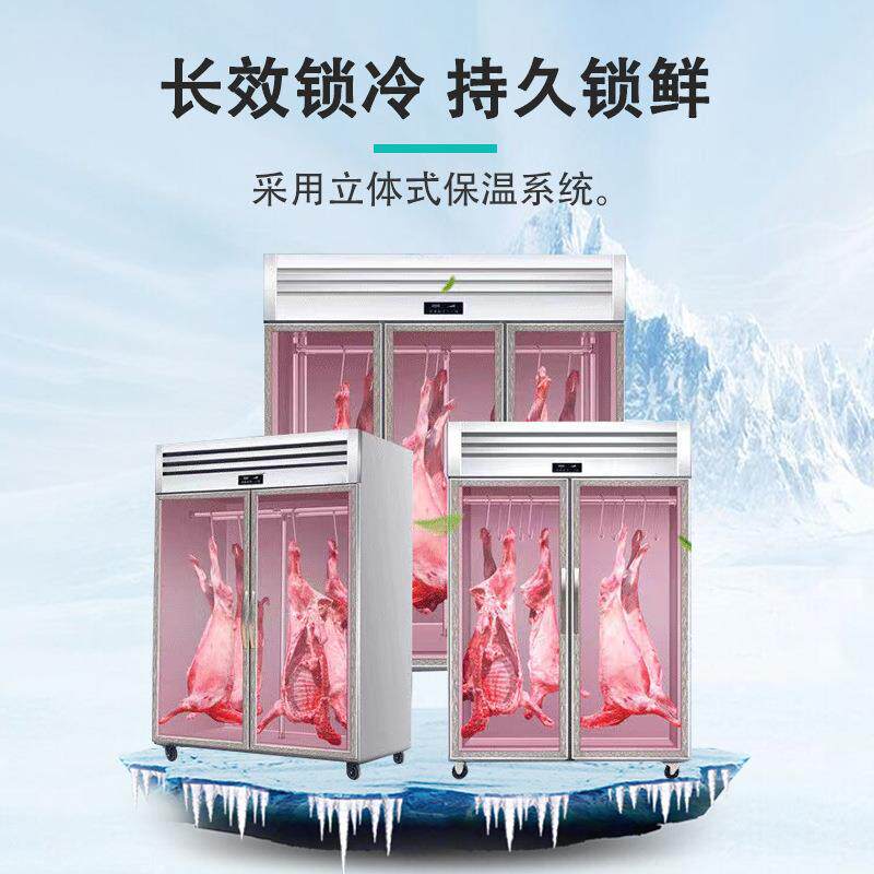商用挂肉冷展示柜立式冰柜保647鲜直整猪牛羊藏双门冷排柜酸冷冻