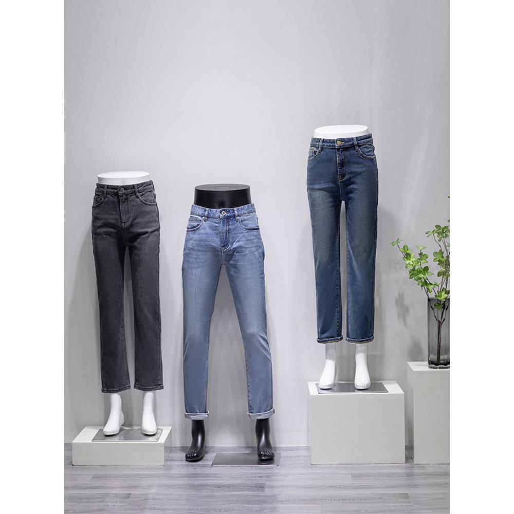 服装店男模特道具下半身腿模橱窗高档白女裤模展示架人体模特全身