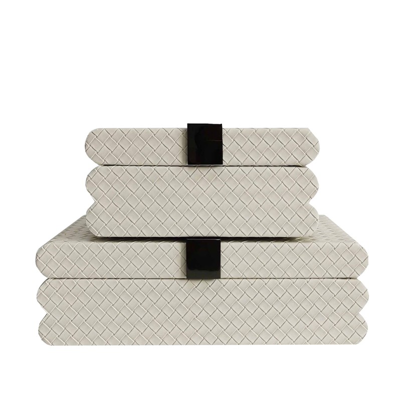 新中式首饰盒软装家居珠宝首饰摆件衣帽间装饰盒样板间床头柜摆件