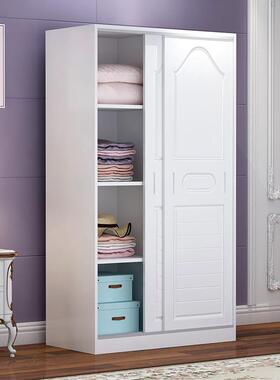 W8衣柜橱实木家用户卧室小型推拉门儿童小衣收女孩宝宝GSU婴儿纳