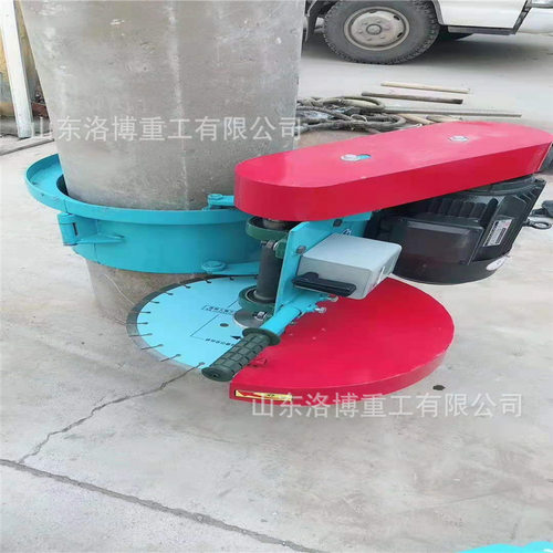 700型可升降式路面切桩机 混凝土管柱切割机 手推式电动切桩机