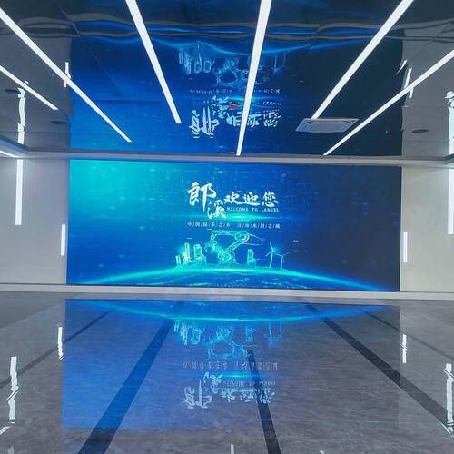 内led显示屏p.5p1.86间室距1展厅FYB展馆无缝小拼接LED显示屏广告