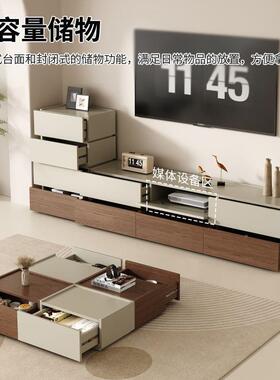 几新家款木电视柜茶落地式用客厅收纳柜储物柜自实由组合积木z66M