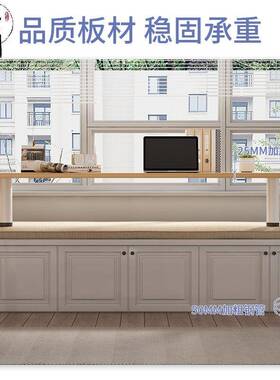 飘窗桌子书桌CJO高低脚可节长短化妆卧台调室窗台电脑桌写字腿学