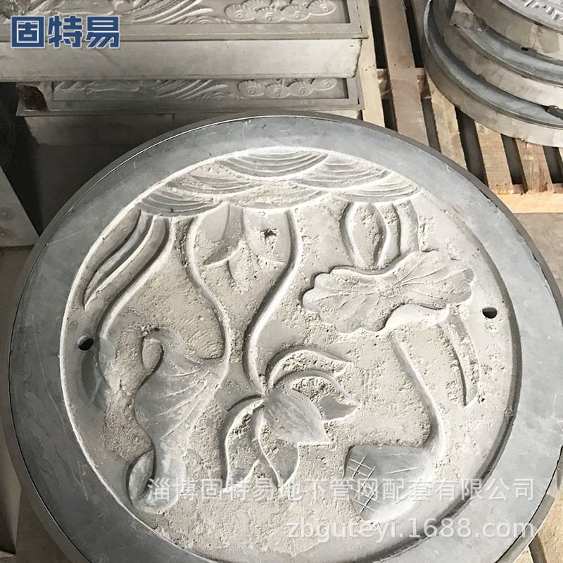 石头井盖古建古街古城用的石头浮雕井盖文化古典古色古香井盖