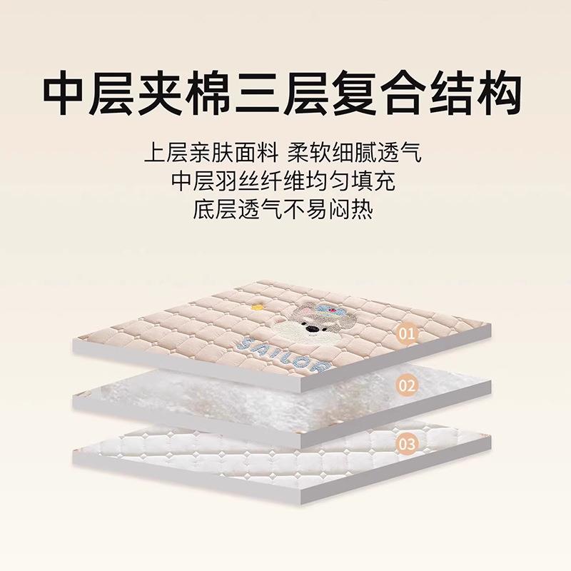 A类通卡夹床笠罩2025新款四季通用隔脏套B-WD2025床垫棉保护加厚