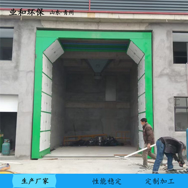 卸料口全封闭洗车房搅拌站?