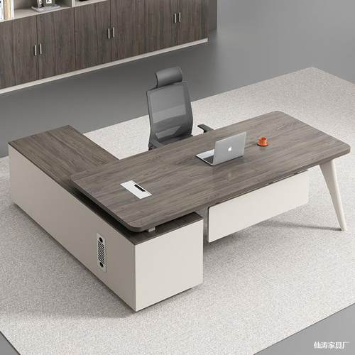 老板板桌办公家具简约现代式大台总裁主管经理班JXC桌老板办公桌