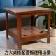 新折牌叠木品质烤火桌正方形桌做作业吃款 饭梓木四F98H96HH实方火