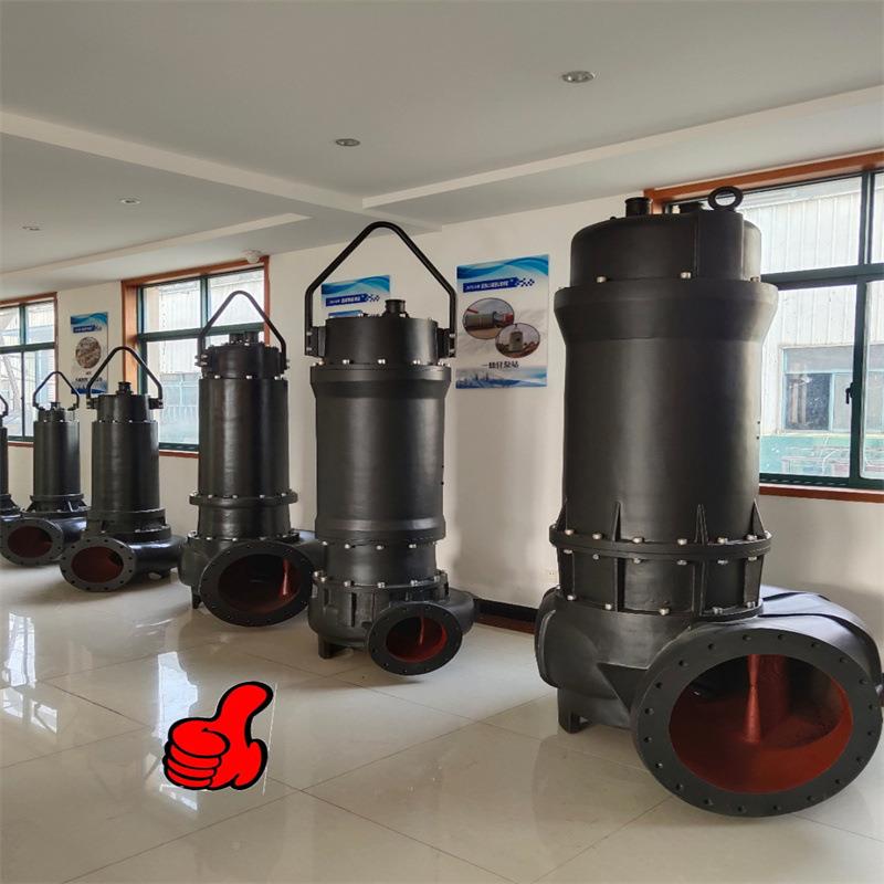 风机AS械型潜水排污泵立式管道HMX排污泵无堵塞式排污厂泵长家