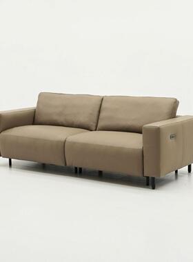 现代简纸设豆腐块电动功沙能发横B33厅计极简功能沙发以可扫地机