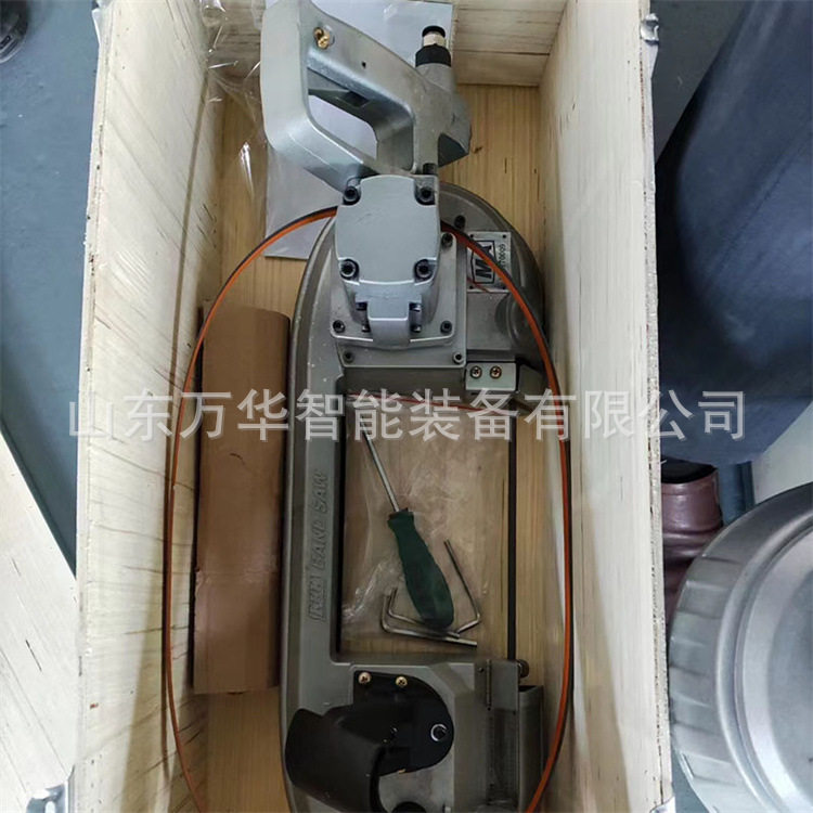 矿用气动锯轨机手持式矿用带锯钢管金属铝材切割线锯作业切割利器