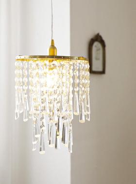 复WIP古美式简约客卧室水晶现代吊灯厅餐厅艺术过道床头轻奢小吊