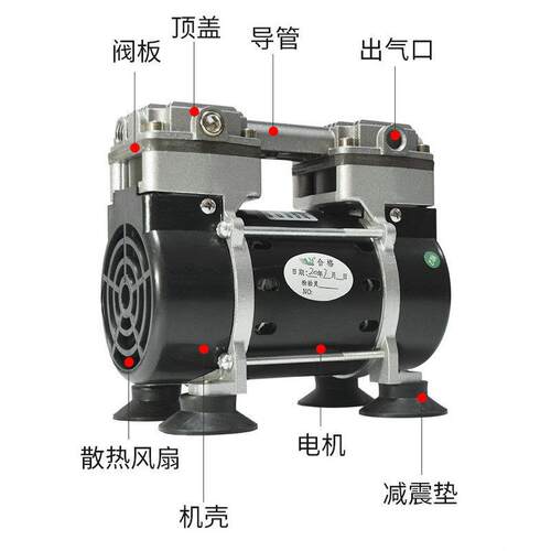 工业级活CKX嘉誉JY无真空泵静负压高真空音油抽气泵塞式真空泵贴