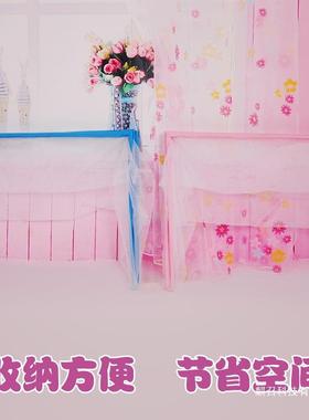 幼园底宝宝幼儿园罩儿童床儿小定防作蚊婴床儿PPY床蚊帐无可折叠