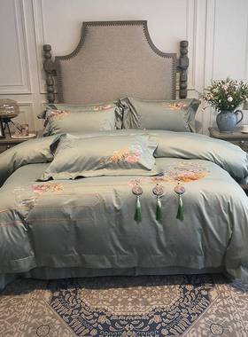 九喜狐婚庆伊家纺四套六件套居家款新房装床修上用品件H1081丽莎