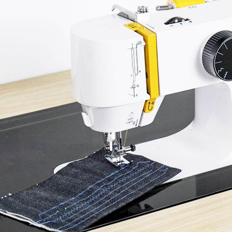 太米牌40家迷电动多功能小KSV型用台式你缝纫机吃厚锁边M锁眼