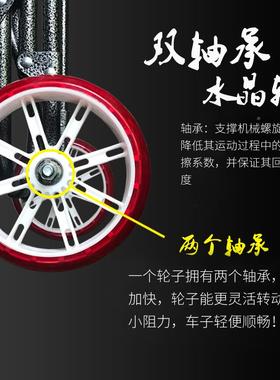 轻便买菜折QRM叠家车用拉购物小车车菜篮便携老年人超市拖手拉杆