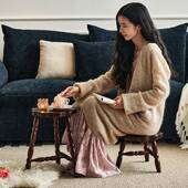 客梅DSZ花凳复子古风实木矮凳核桃木儿童小凳子厅家用