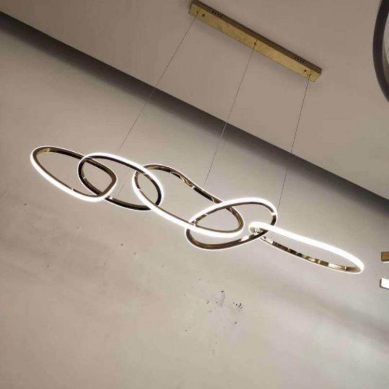 现货存五环简锈约代不钢餐厅吧台设计无品牌/感艺术现灯具库创意