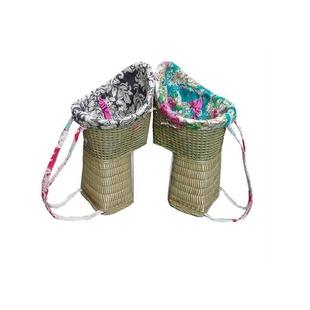 手工背娃纯娃竹编背篓川ALALAL婴儿童背篼新品竹然小孩宝宝天四四