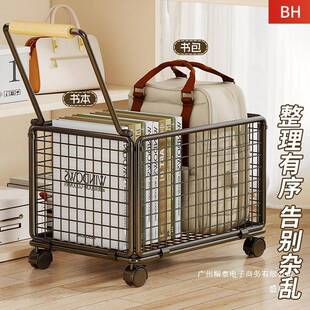 厂家直销t收收纳箱书包置架移可动周物转箱书本收纳筐衣12.19服纳