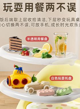 宝宝桌餐椅F97SSSH5凳子婴儿童椅子家用饭塑料椅靠背座叫吃叫小板