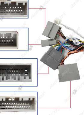 LL-24#线H材安1卓系统导航显示屏2线材用于06款思域HONDACI高配电