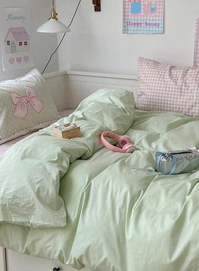 件100纯爱棉四套卡通宿舍被床上三件套可全棉床单xike07子四季款