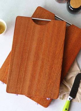 乌檀木实木整木不砧板用加厚家房开裂木质菜板切菜板厨90371工具