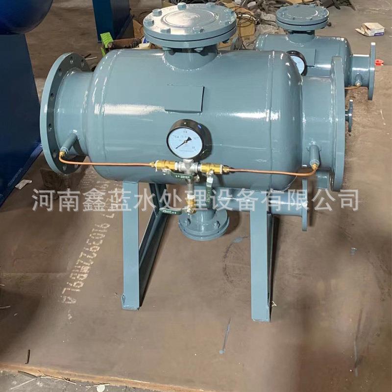 卧角式通直滤快CLI速排污除污器水器全自动反冲洗过滤通器自清洗