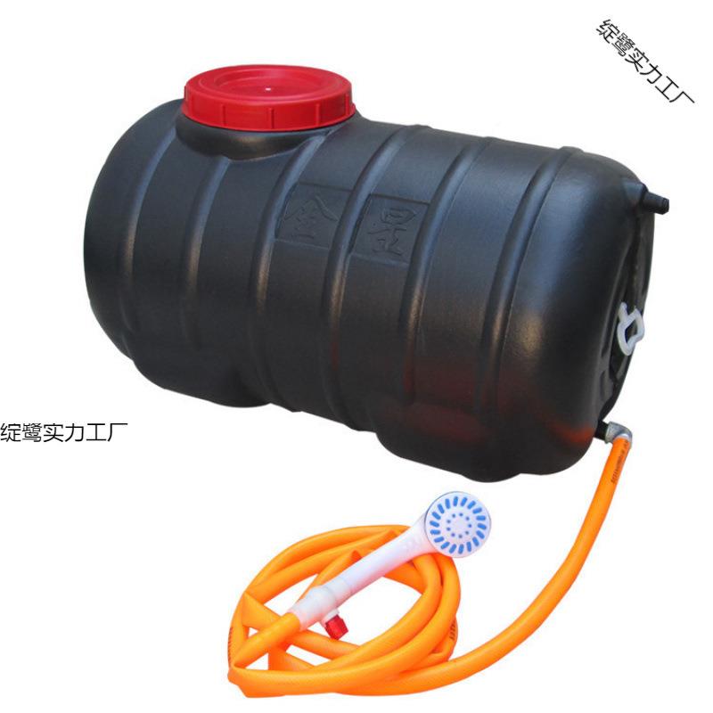 加晒绽鹭实力厚水桶箱家用桶洗澡黑色太水阳能晒水箱夏季洗澡加厚