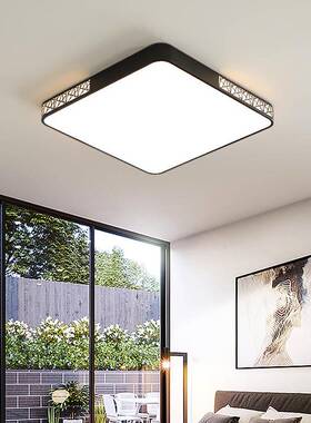 LD客厅灯E长方形吸灯大现顶代简约创意卧IAW室餐厅灯具大气吊灯厅