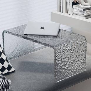 网HIS红窗小桌子窗台透明小茶飘几阳台茶几床榻上米小桌子榻矮桌