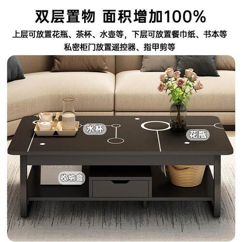 茶子几客简厅家用现代约ALO小小桌简易出租屋用户型边几桌阳台小
